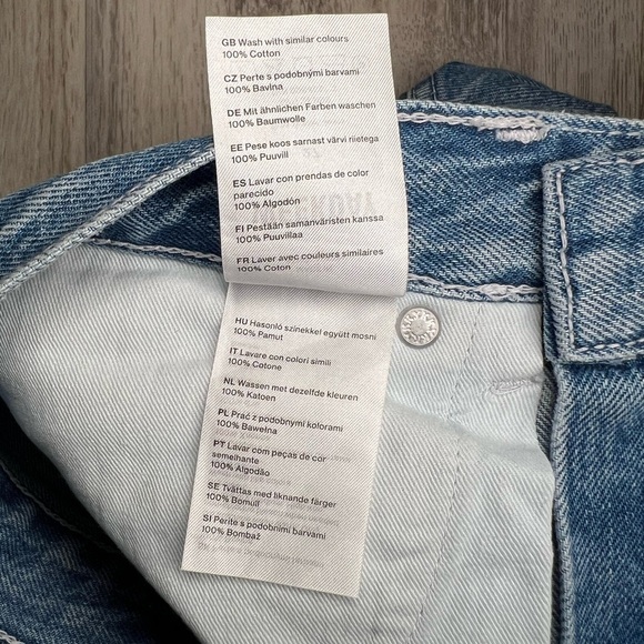 Weekday Women's Light Blue Jeans Size 27 - Picture 11 of 11